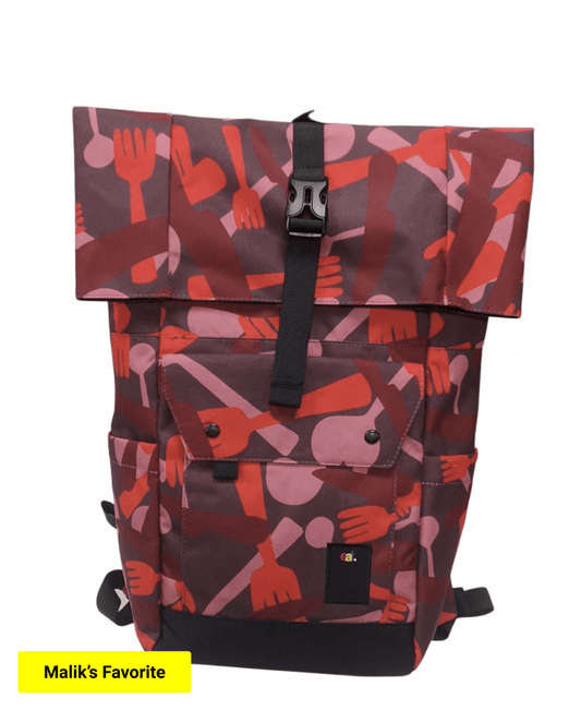 EAT Fork Spoon Knife Backpack